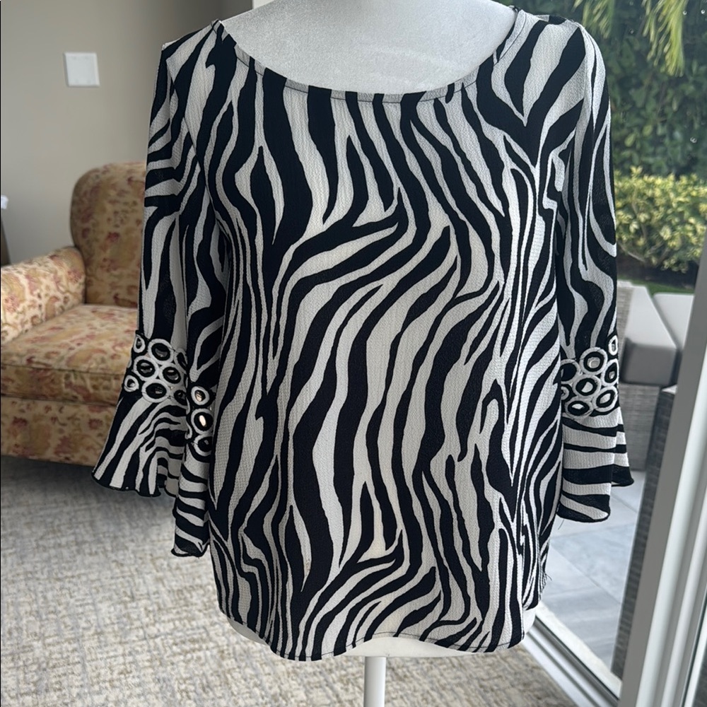 Zebra Print Women's Top